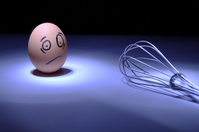 "Worried Eggs II” by Domiriel